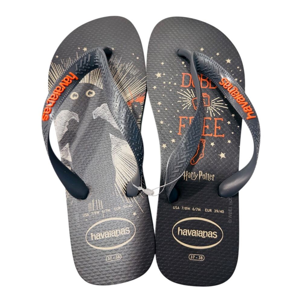 Brand New Havaianas Flip Flops Harry Potter 7/8
